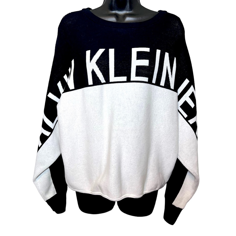 CALVIN KLEIN Logo Print Sweater - Picture 1 of 3